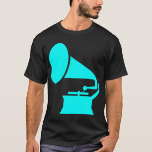 Phonograph - Cyan T-Shirt