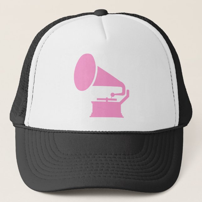 Phonograph - Pink Trucker Hat (Front)