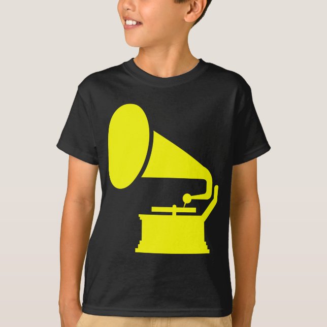 Phonograph - Yellow T-Shirt (Front)