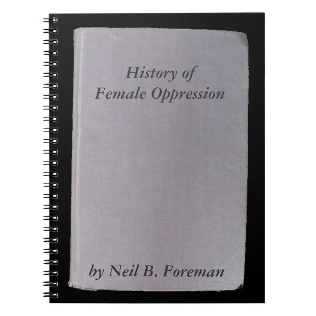 Phony book, funny author  no. 6 Oppression Notebook (Front)