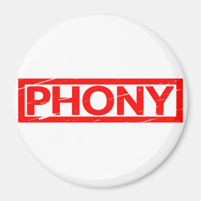 Phony Stamp Magnet (Front)
