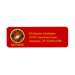 Phoque officiel marin des USA - mère