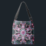 Phosphorescence Zen Lotus Crossbody Bag<br><div class="desc">In a stellar kaleidoscope the spirit of the Zen Lotus centers its energy. Center your energy and become as one with this cosmic tote of the new age. Pack your bag with your mat and block and blanket and head for the ashram to do your practice. Perfect for all your...</div>