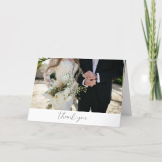 Phot Script Thank You Card