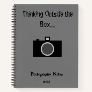 Photgraphers Handy Spiral Notebook