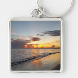 photo 109 Beach sunset Keychain