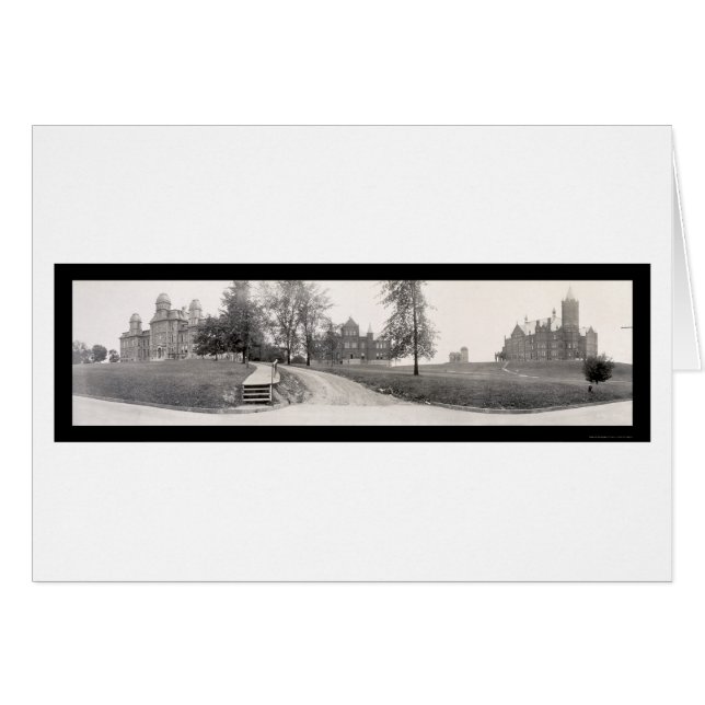 Photo 1909 de l'université de Syracuse NY (Devant horizontal)