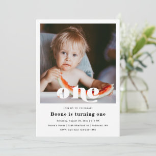 Photo 1er Anniversaire Invitation   Premier annive