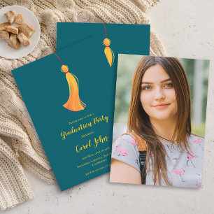 Photo 2025 Graduation Tassel Party Mini Invitation