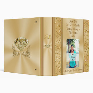 Photo 21st Birthday Gift Ideas for Her Photo Album Binder