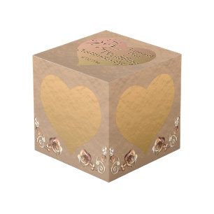 Photo 22e anniversaire de Mariage Cube de cuivre