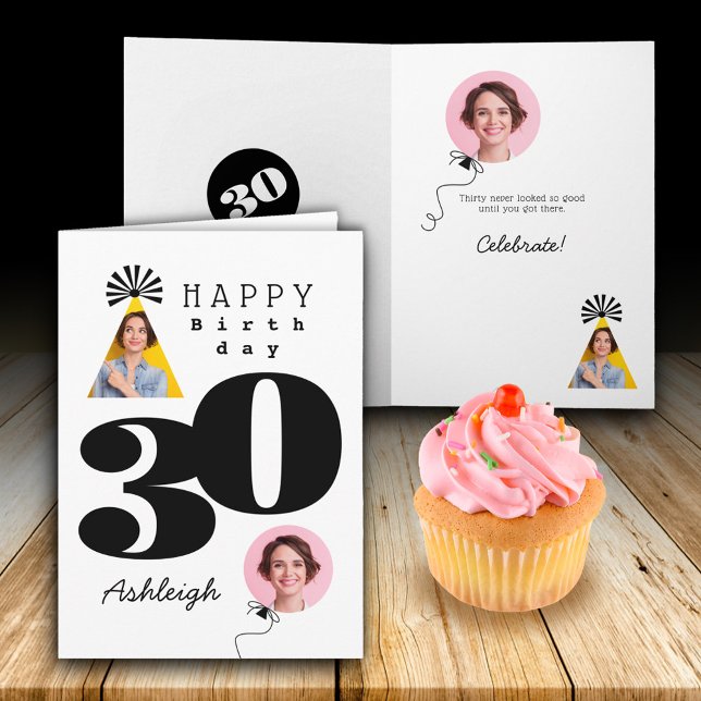 Photo 30th Birthday Card (Creator Uploaded)