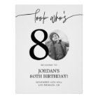 Photo 80th Birthday Welcome Sign | Look Who's 80