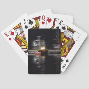 photo abstraite, bateaux playing cards