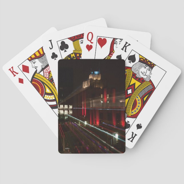 photo abstraite, building playing cards (Back)
