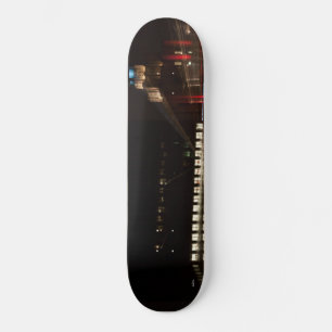 photo abstraite, building skateboard
