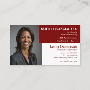 Photo Adaptable Professional Business Card