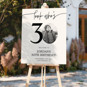 Photo Affiche de bienvenue du 30e anniversaire   R
