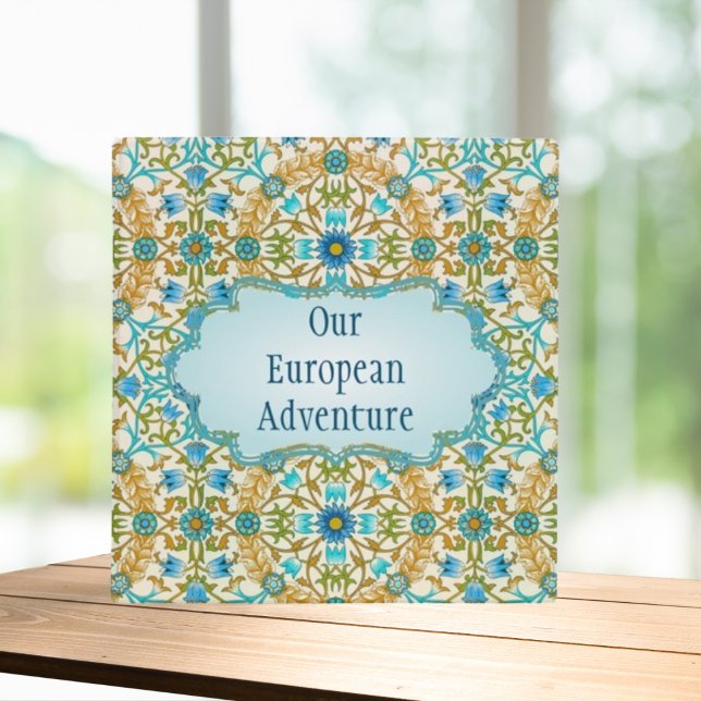 Photo album 3 ring binder William Morris  (Creator Uploaded)
