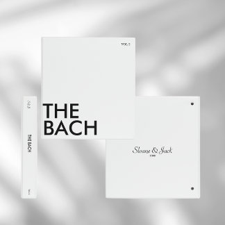 Photo Album Binder | Bach Weekend | Black on White