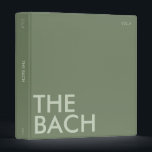 Photo Album Binder | Bach Weekend | Dark Sage<br><div class="desc">This modern colour block photo album binder is perfect for all you soon-to-be newlyweds 🥂 All text is 100% customizable, just click the personalize button. If you wish to remove any of the text fields, just leave them blank during personalization! Make sure to pair or mix & match with the...</div>