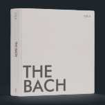 Photo Album Binder | Bach Weekend | Light Neutral<br><div class="desc">This modern colour block photo album binder is perfect for all you soon-to-be newlyweds 🥂 All text is 100% customizable, just click the personalize button. If you wish to remove any of the text fields, just leave them blank during personalization! Make sure to pair or mix & match with the...</div>