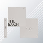 Photo Album Binder | Bach Weekend | Light Neutral<br><div class="desc">This modern colour block photo album binder is perfect for all you soon-to-be newlyweds 🥂 All text is 100% customizable, just click the personalize button. If you wish to remove any of the text fields, just leave them blank during personalization! Make sure to pair or mix & match with the...</div>