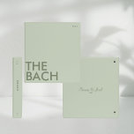 Photo Album Binder | Bach Weekend | Light Sage<br><div class="desc">This modern colour block photo album binder is perfect for all you soon-to-be newlyweds 🥂 All text is 100% customizable, just click the personalize button. If you wish to remove any of the text fields, just leave them blank during personalization! Make sure to pair or mix & match with the...</div>
