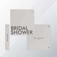Photo Album Binder | Bridal Shower | Light Neutral