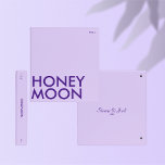 Photo Album Binder | Honeymoon | Light Violet<br><div class="desc">This modern colour block photo album binder is perfect for all you newlyweds (or soon-to-be newlyweds) 🥂 All text is 100% customizable, just click the personalize button. If you wish to remove any of the text fields, just leave them blank during personalization! Make sure to pair or mix & match...</div>