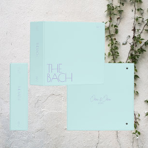 Photo Album Binder The Bach Sky Blue