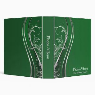Photo Album Elegant Green Binder
