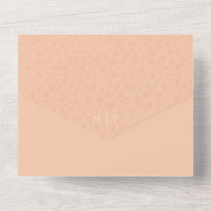 Photo All in One Wedding Invitation avec QR Code