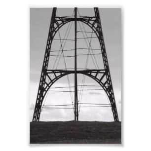 Photo Alphabet Letter A3 4x6 Black and White