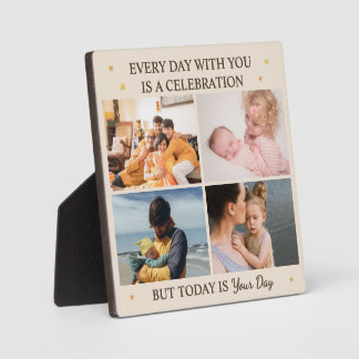 Photo Amour de famille - Plaque de 4 photos pour la fête