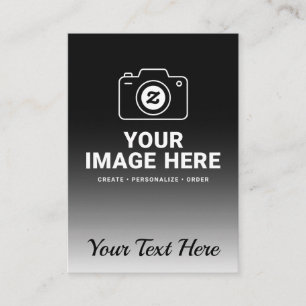 Photo and Custom Message Design Enclosure Card