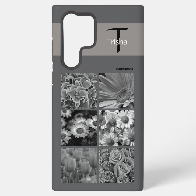 Photo and Monogram Cell Phone Case HAMbyWG (Back)