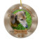 Photo and Name Personalized Dog Memorial Ornament