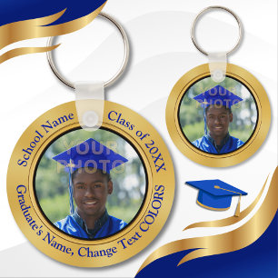 Photo and Personalized Graduation Party Favours Keychain