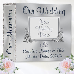 Photo and Personalized Wedding Photo Album Binder