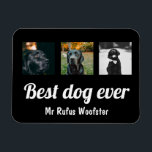 Photo and Text Custom Personalized Magnet<br><div class="desc">Add your own photo and text to this customizable magnet,  personalized to suit your requirements  from Ricaso</div>