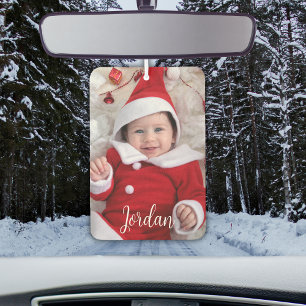 Photo and Text Personalized Keepsake Air Freshener