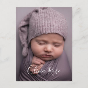 Photo and Text Personalized Postcard