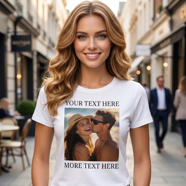Photo and Text T-Shirt (Creator Uploaded)