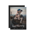 Photo Anniversaire | Carte moderne tendance design