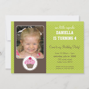 PHOTO ANNIVERSAIRE INVITATIONS :: cupcake 2L