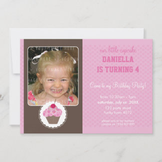 PHOTO ANNIVERSAIRE INVITATIONS :: cupcake 3L