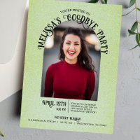 Photo Arch Adieu Farewell Party Invitation