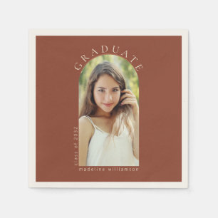 Photo Arch Graduation Party  Napkin