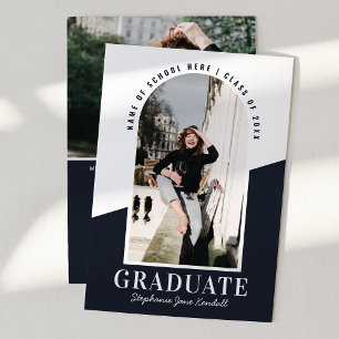 Photo Arch moderne 2 Couleur Faire-part de graduat
